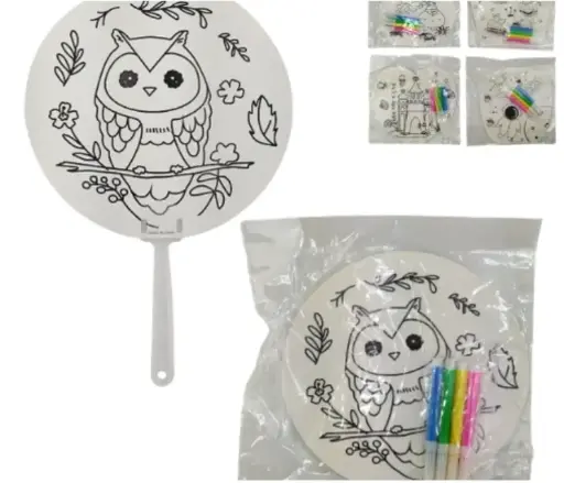 ABANICO PARA COLOREAR SURTIDOS