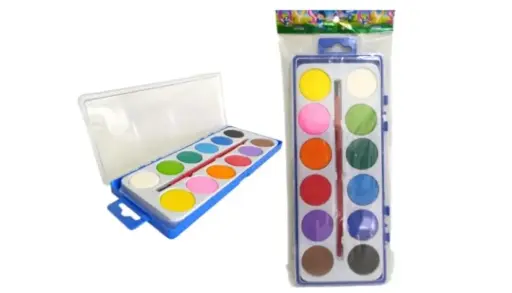 ACUARELA 12 COLORES CON PINCEL R3516